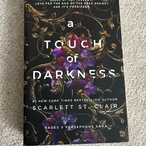 A Touch of Darkness by - Black and Purple Cover